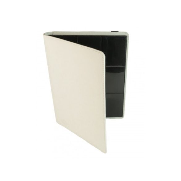 Card binder - kártya tartó mappa prémium cipzáras, fehér (9 kártyás)