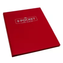 Kártyatartó mappa - piros (9 kártyás )