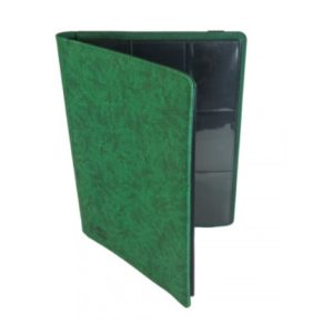 Card binder - kártya tartó mappa prémium, zöld (9 kártyás)