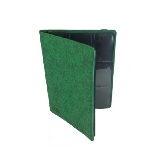 Card binder - kártya tartó mappa prémium, zöld (9 kártyás)