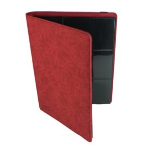 Card binder - kártya tartó mappa prémium, piros (9 kártyás)