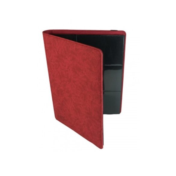 Card binder - kártya tartó mappa prémium, piros (9 kártyás)