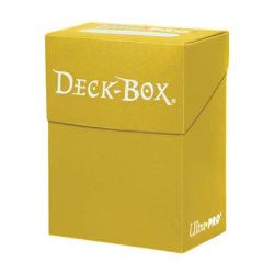   Deck Box - kártya tartó doboz - citromsárga (Ultra Pro Eclipse)