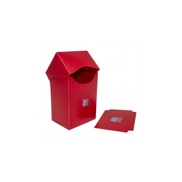 Deck Box - kártya tartó doboz - 100 darabos - piros