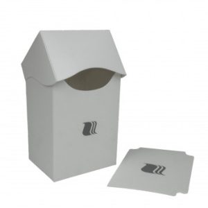 Deck Box - kártya tartó doboz - 100 darabos - fehér