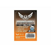   Kártyavédő tok - 66 x 91 mm - 80 darabos - narancssárga hátlap (Mayday - MDG-7141)