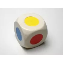 Dobókocka - hat oldalú - 30 mm (színes oldalakkal)