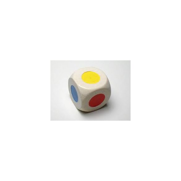 Dobókocka - hat oldalú - 30 mm (színes oldalakkal)