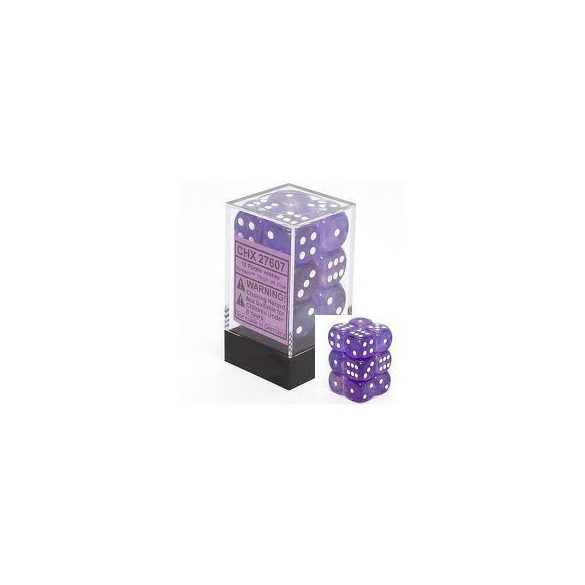 Dobókocka - hat oldalú - 12 darabos - lila (Chessex)