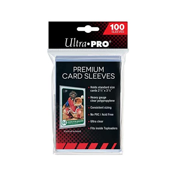 Kártyavédő tok/Premium Sleeve - 63,5 mm x 88 mm (100 db) - Ultra Pro