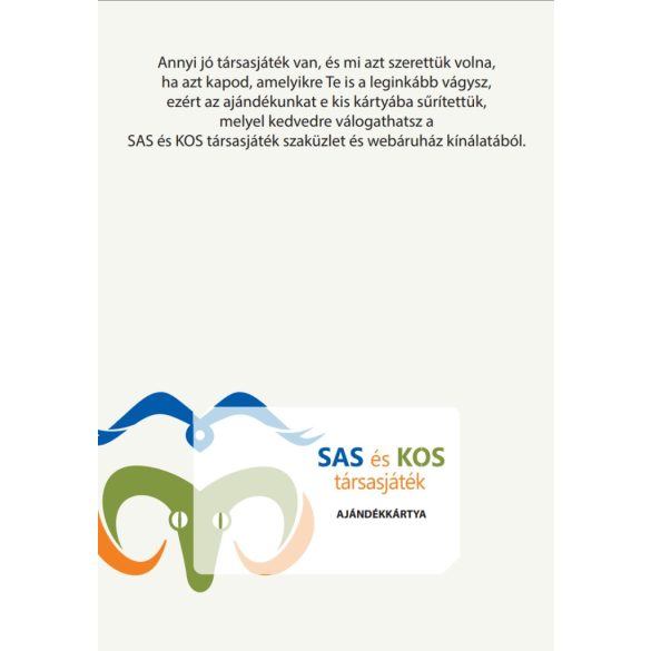 Ajándék utalvány - ajándék kártya 10.000 Ft értékben