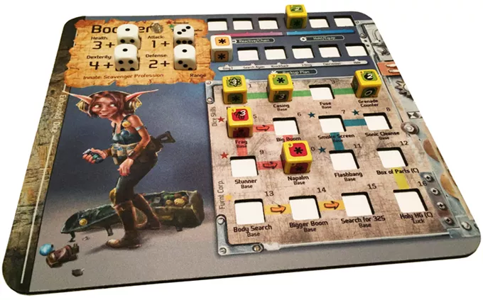Too Many Bones karakter playmat